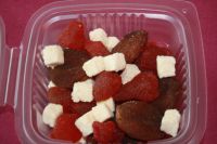Mélange fraise/coco/abricot