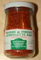 Piment d‘Espelette AOP